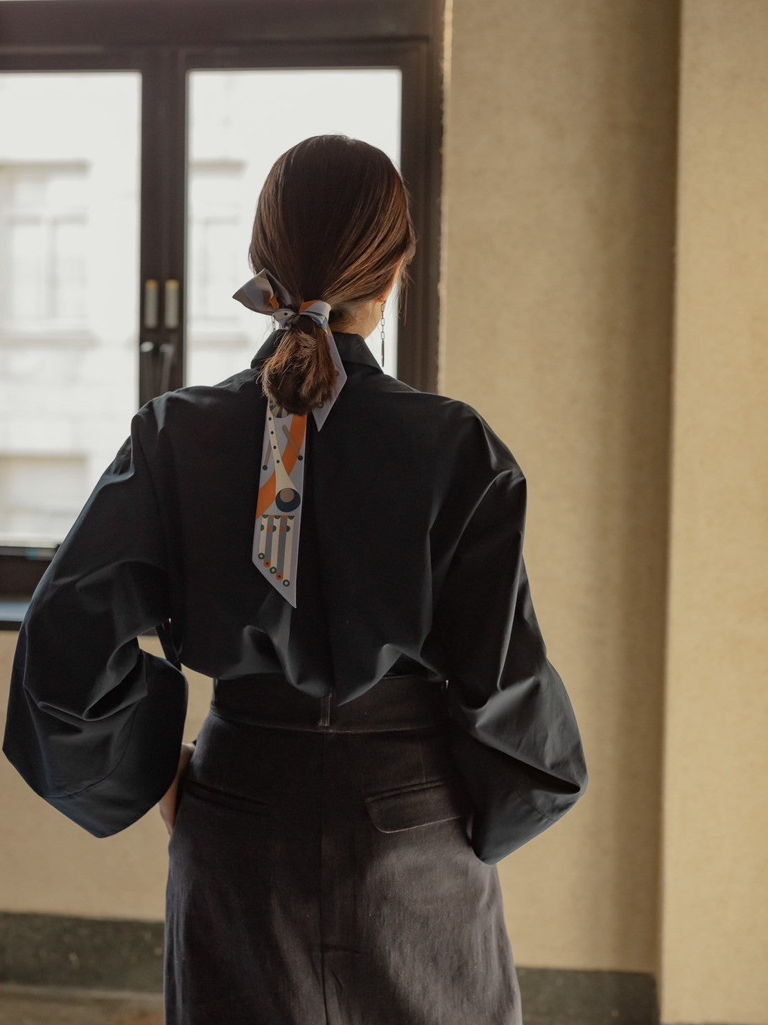 Pre-order] Mia / deres thomas mason 6-way sleeve shirt (STRIPE