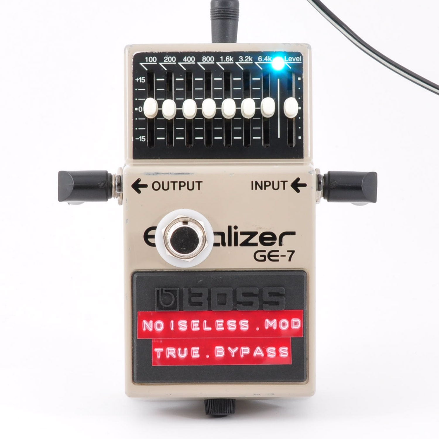 Boss GE-7 Modified True Bypass & Noiseless Equalizer Made In