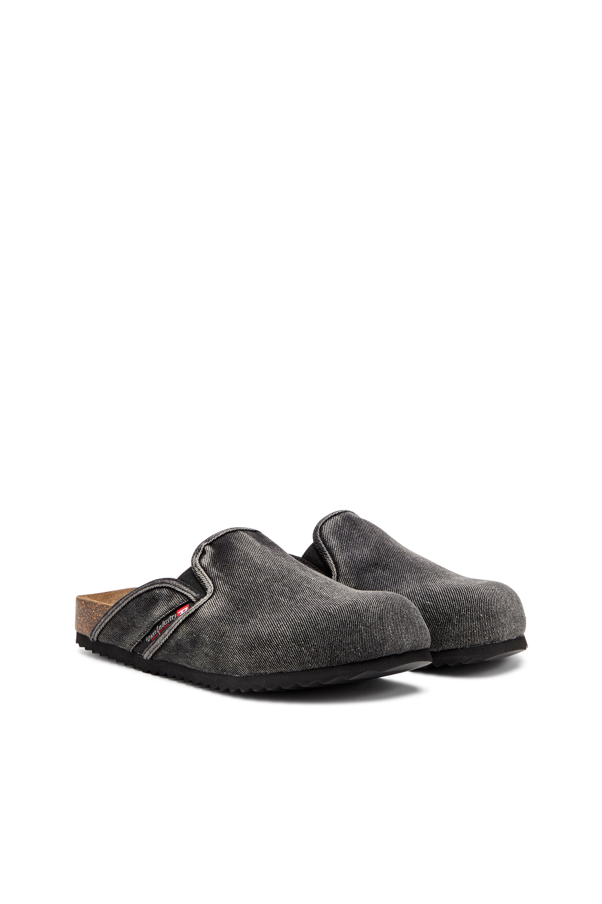 Men's D-Woodstock-Denim mules | Black | Diesel