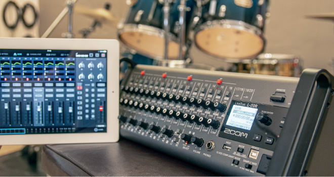 ZOOM / LIVETRAK L-20R レビュー | DiGiRECO