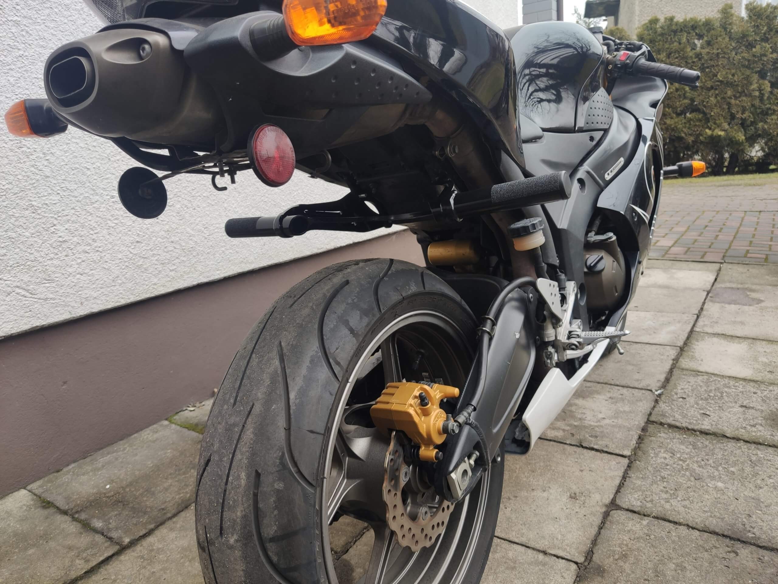 Rear sets - footrests subcage Kawasaki ZX6R 636 (2005-2006) Ninja