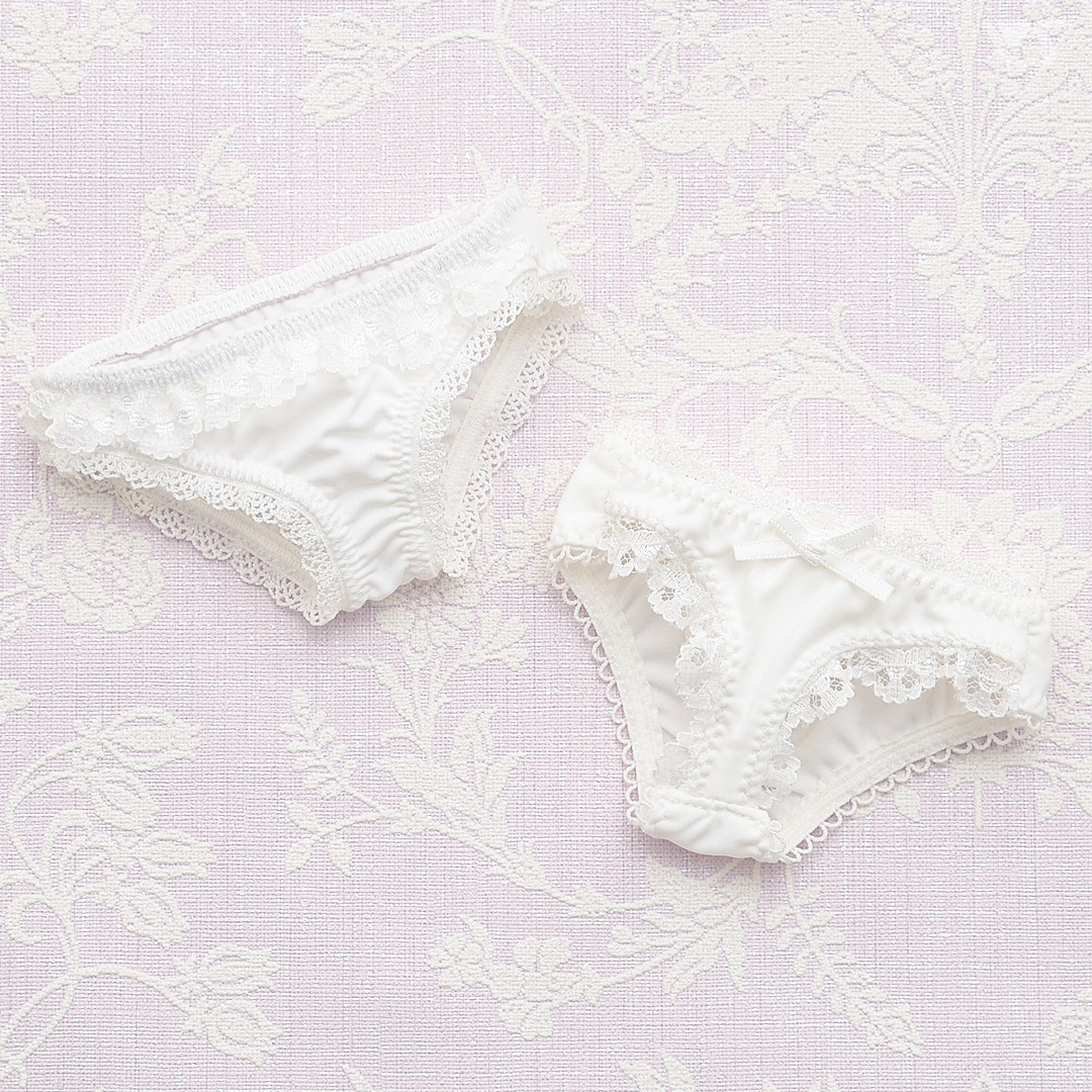 スウィートフリルショーツセット（白） | ボークス公式 ドルフィー