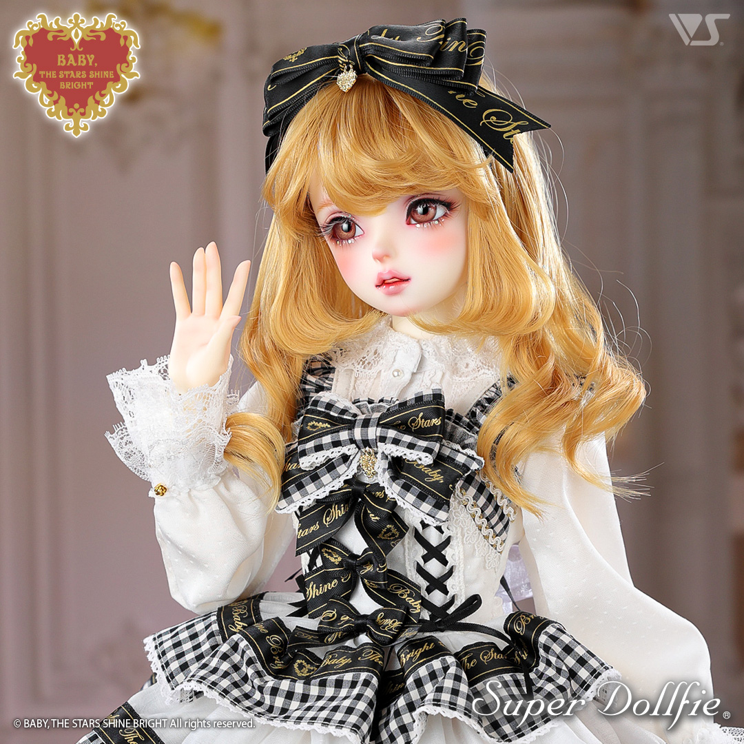 Sweet Best Wishes ジャンパースカート（黒×オフ白）コーデ」セット