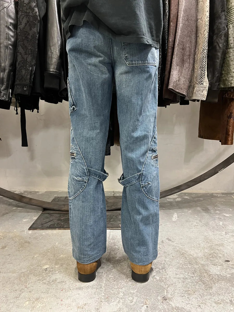 2000s Armani Cargo Bondage Denim Jeans – Dolce Vita Hub