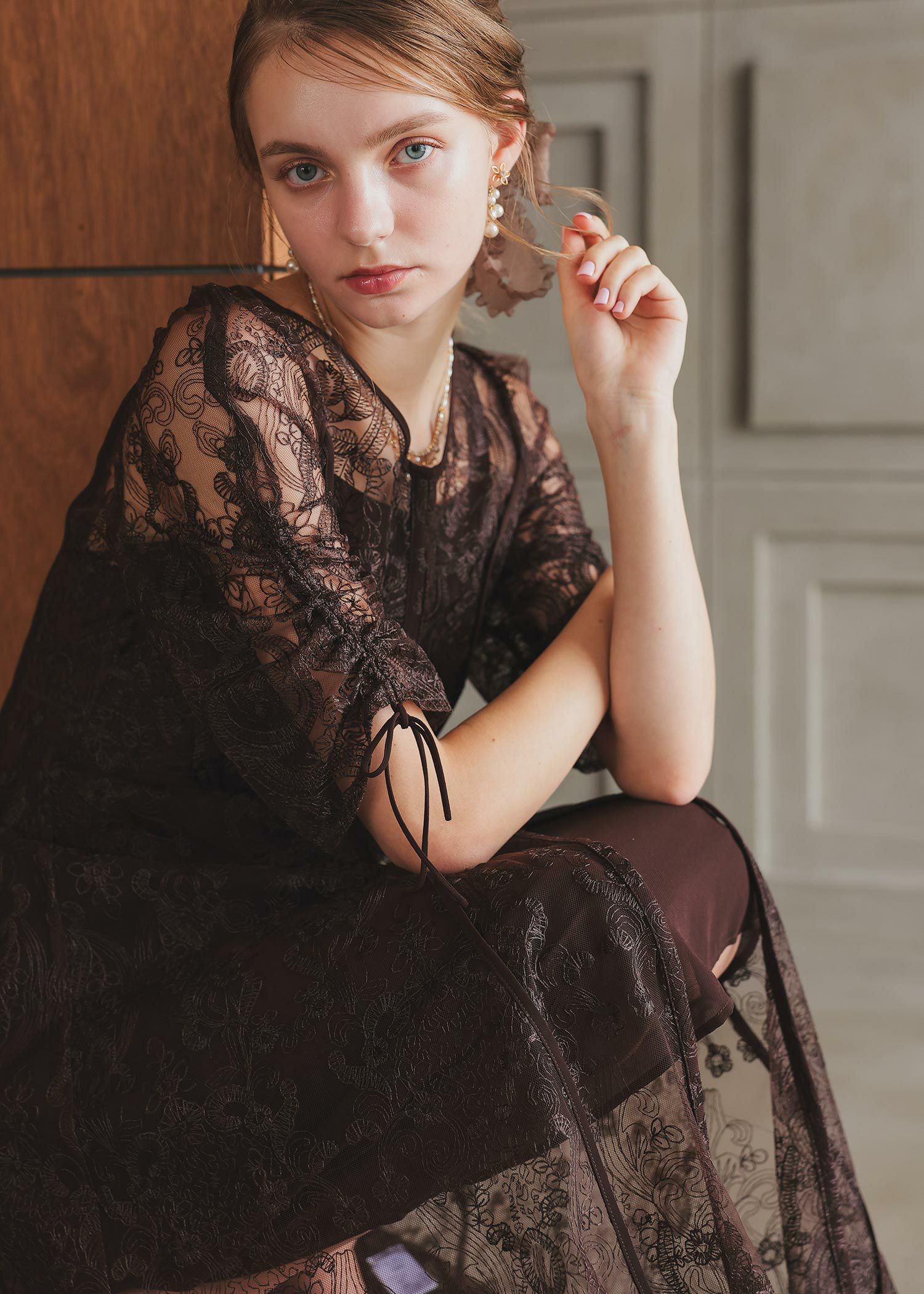 エンブロイダリーレイヤードドレス|Dorry Doll