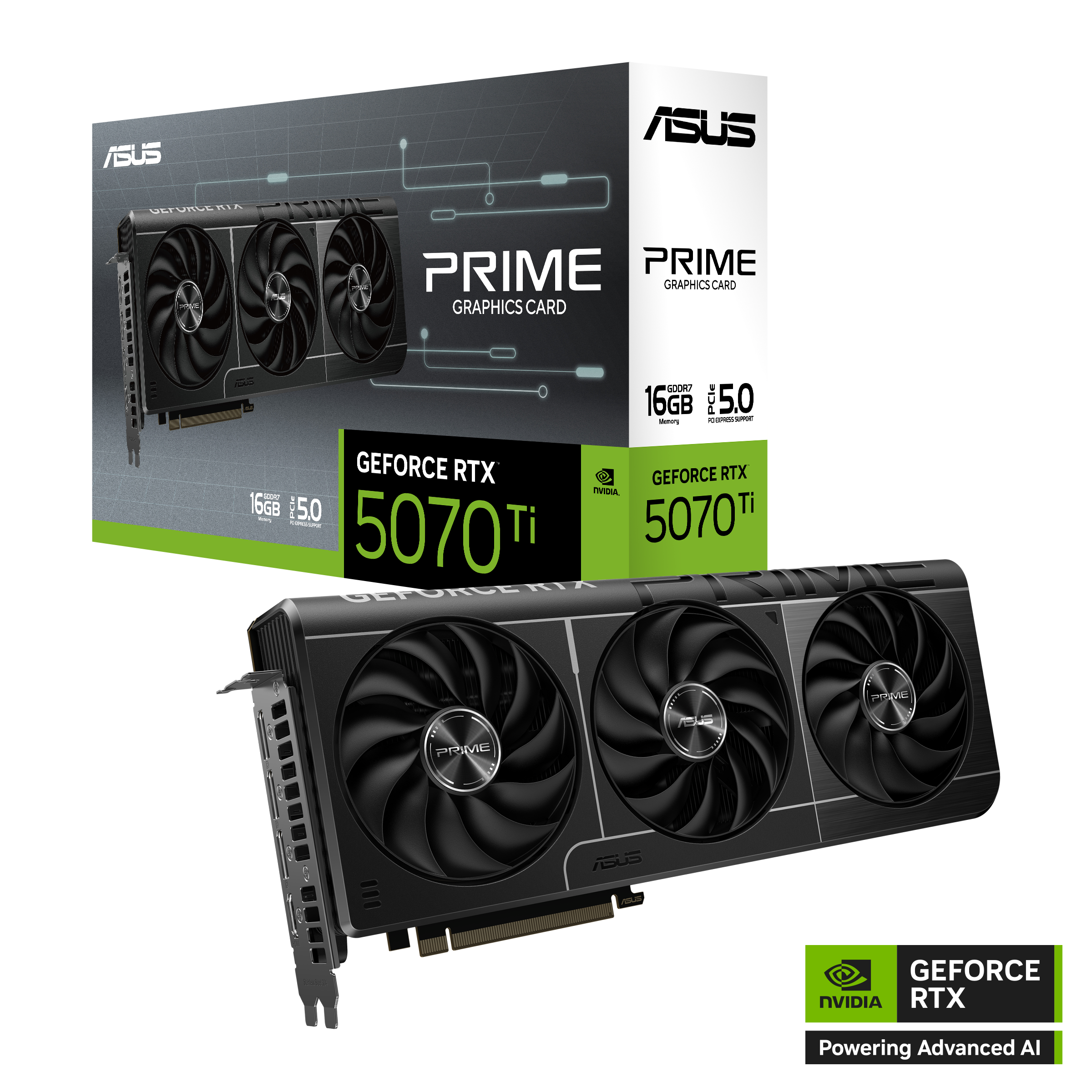 ASUS Prime GeForce RTX™ 5070 Ti 16GB GDDR7