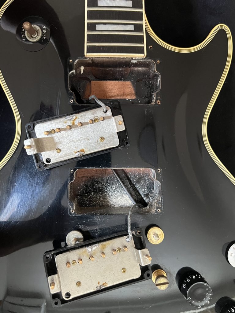 Greco EGC Les Paul Custom (Ebony Black Around 1990 Made In Japan