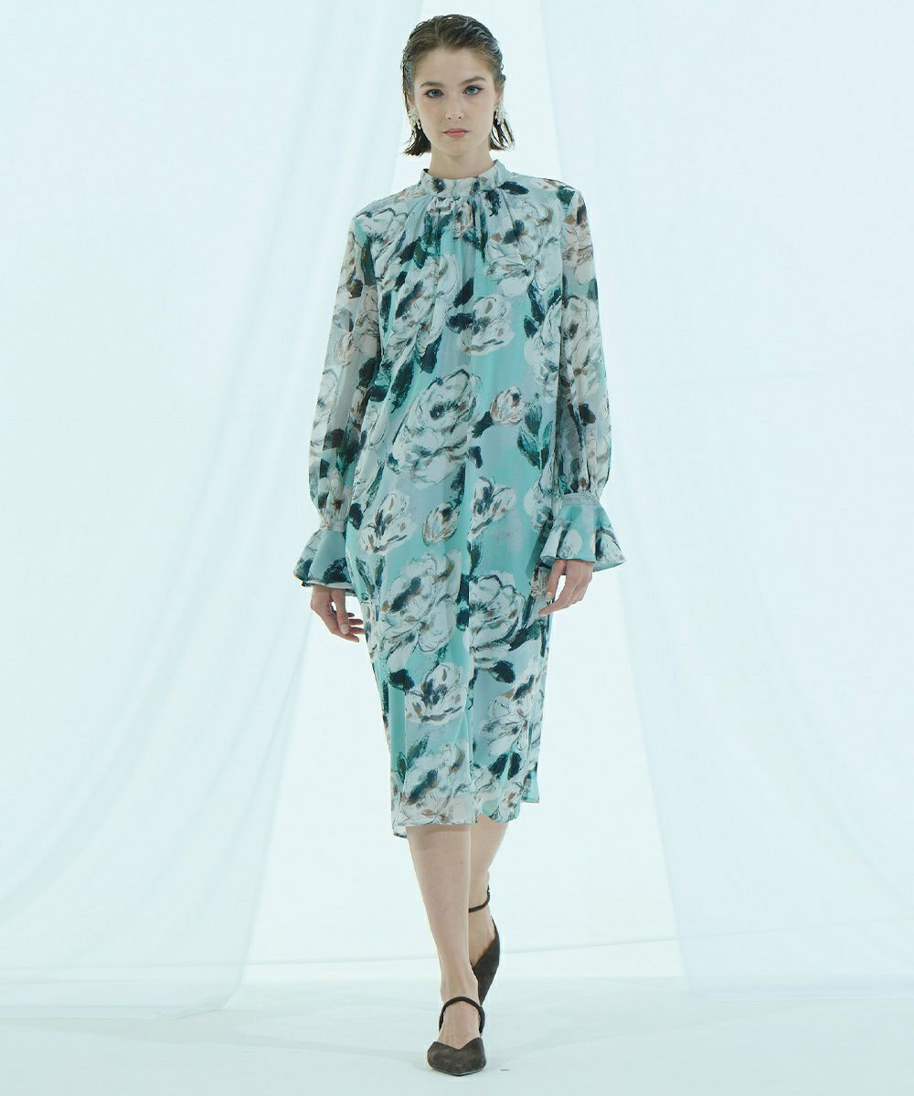 Sov. / フラワーシフォンワンピース DRESS Night STORE | ダブル