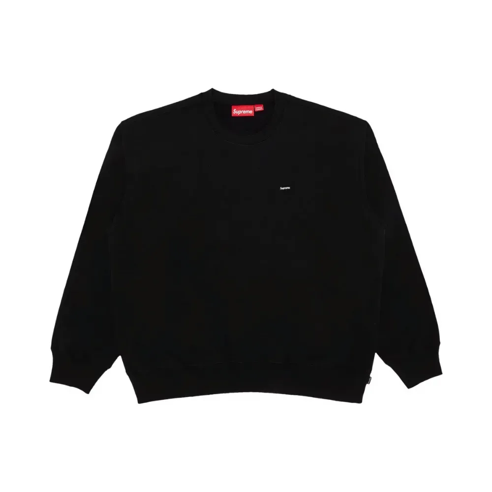 Crewneck Supreme Small Box Black - Droper