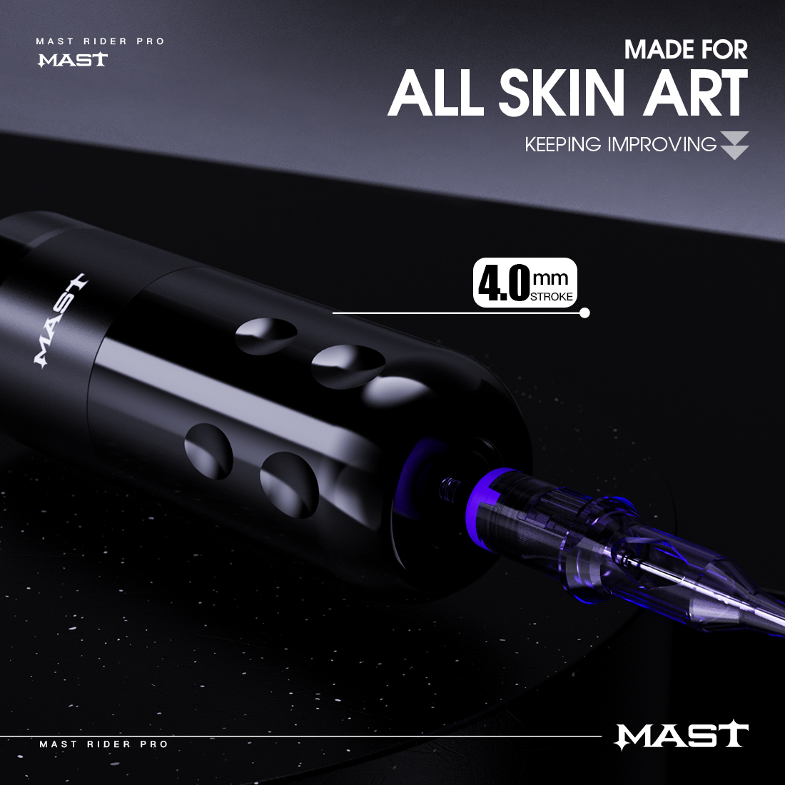 Tattoo Kit | Mast Rider Pro Rotary Tattoo Machine Wireless