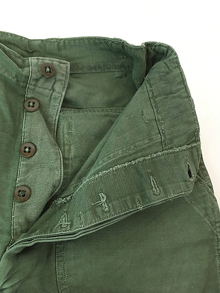 古着 60s 米軍 US ARMY 「初期」 100% コットンサテン ミリタリー