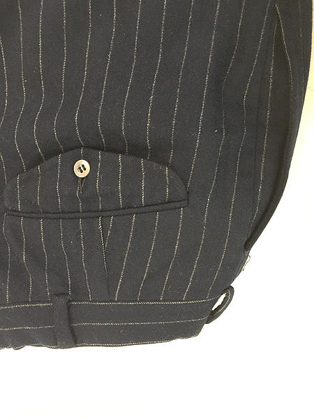 古着 90s Polo Ralph Lauren ストライプ ウール タック ワイド