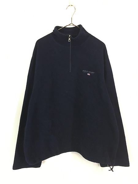 古着 90s USA製 POLO SPORT Ralph Lauren ワンポイント 刺しゅう