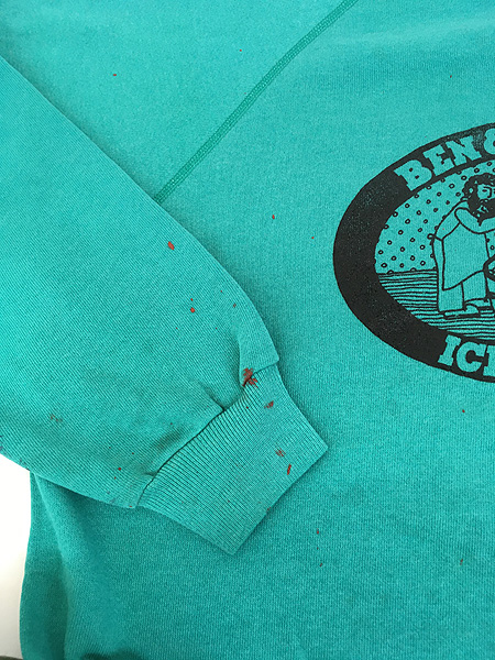 古着 80s USA製 BEN&JERRY'S アイスクリーム 企業 スウェット