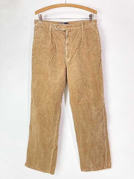 古着 90s USA製 Polo Ralph Lauren 太畝 コーデュロイ タック パンツ