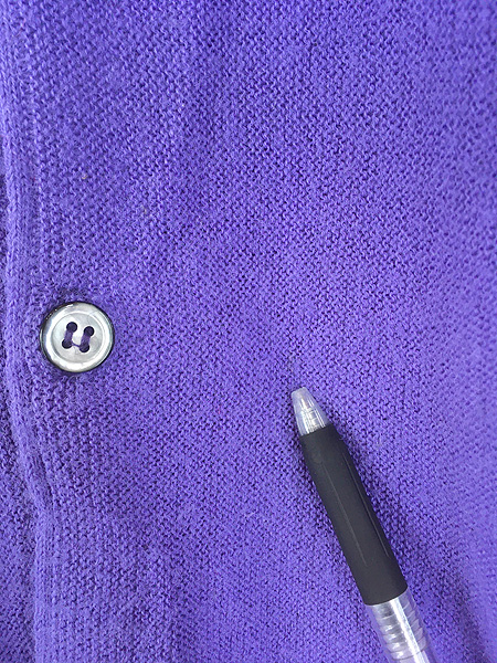 古着 80s USA製 IZOD LACOSTE ワニ パッチ アクリル ニット