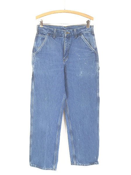 古着 00s USA製 Carhartt デニム ワーク ペインター パンツ W32 L30