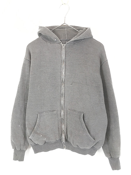 古着 60s 無地 ソリッド 裏サーマル Wフェイス セパポケ スウェット