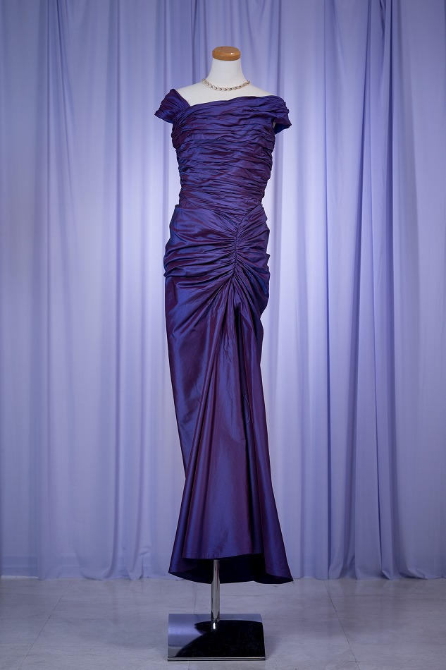 TADASHI SHOJI パープルロングドレス レンタル | 【ドレスティーク