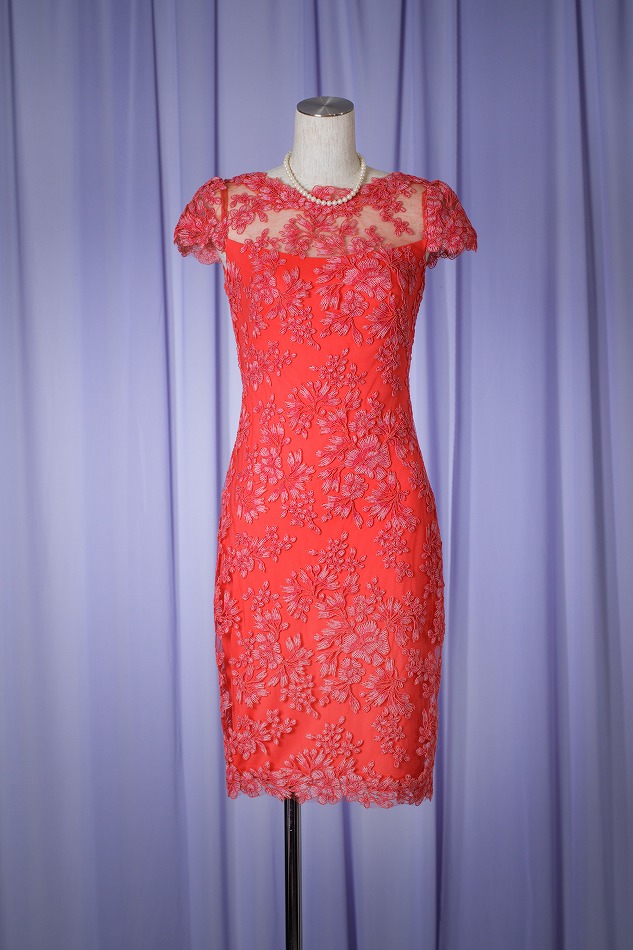 TADASHI SHOJI タダシショウジ フラミンゴピンクドレス | 結婚式