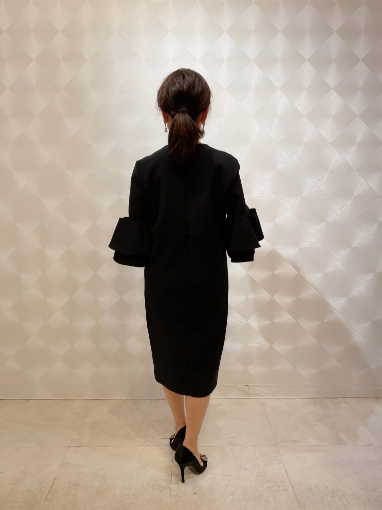 YOKOCHAN ヨーコチャン パールティアードスリーブドレス | 結婚式