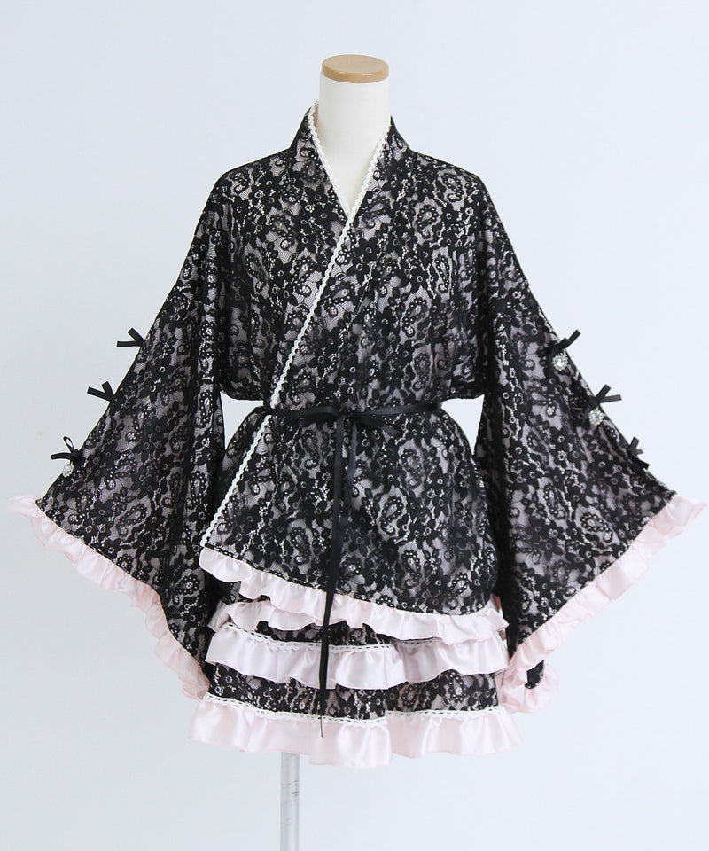 総レースリボン浴衣ドレス – レディースファッション通販の夢展望【公式】