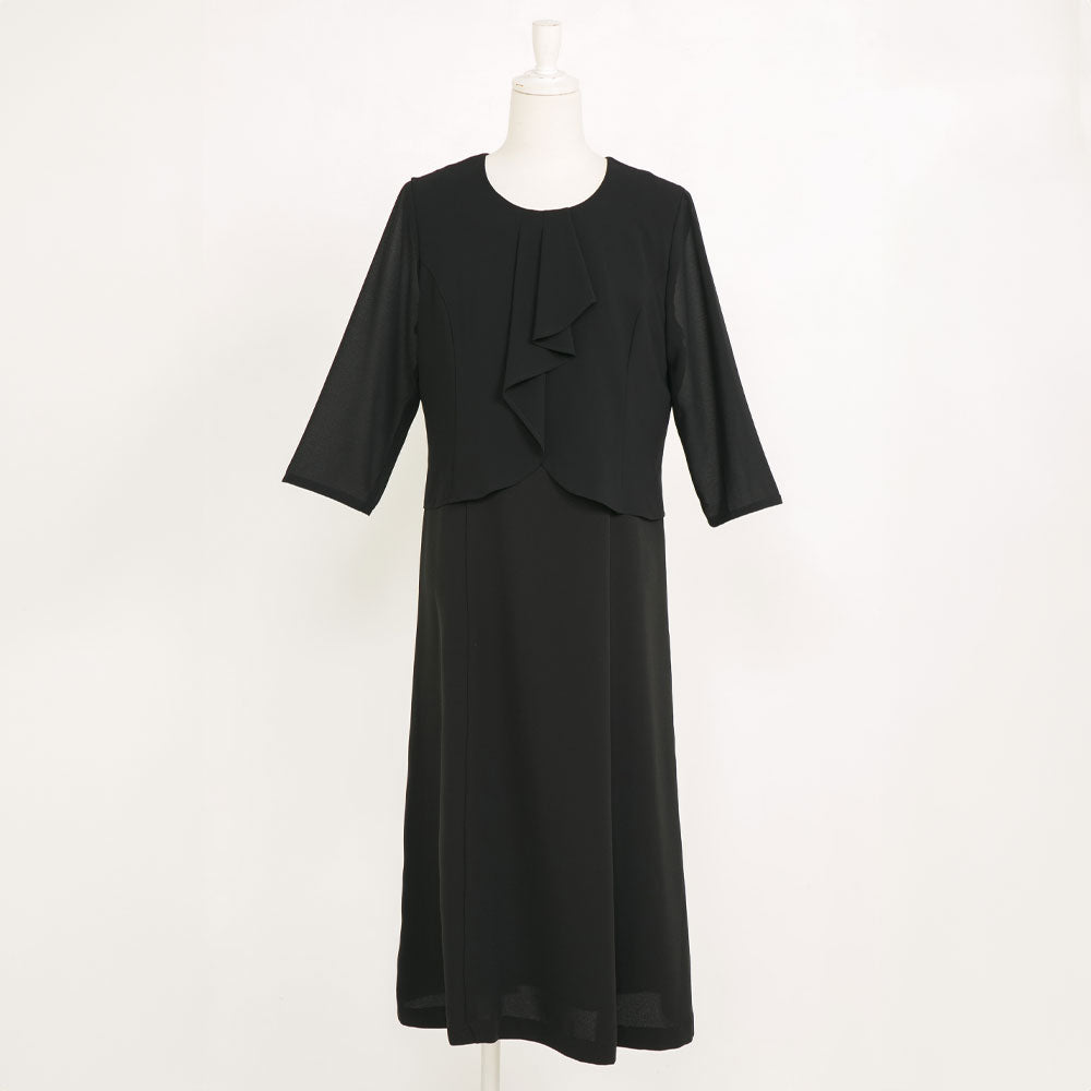 ブラックフォーマルワンピース【M/L/LL/3L/4L】 – レディース