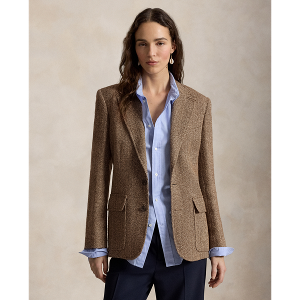 ヘリンボーン リネンブレンド ブレザー | ラルフ ローレン公式