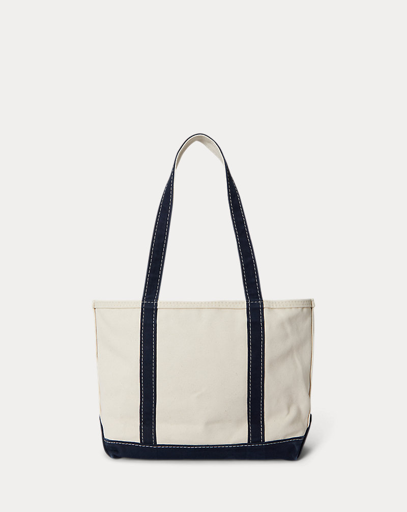 ロゴ キャンバス スモール トート | ラルフ ローレン公式オンラインストア