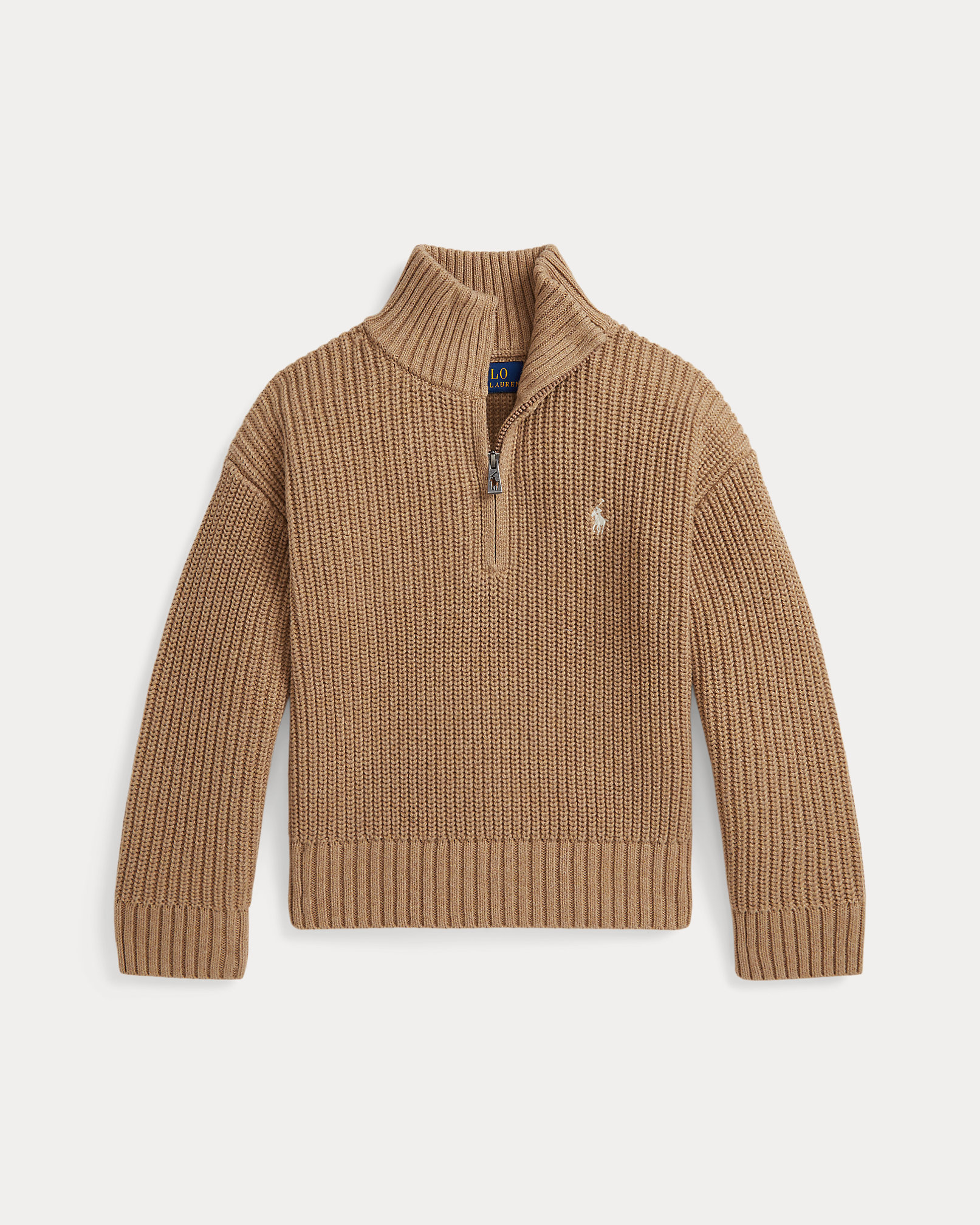 Cotton Half-Zip Sweater