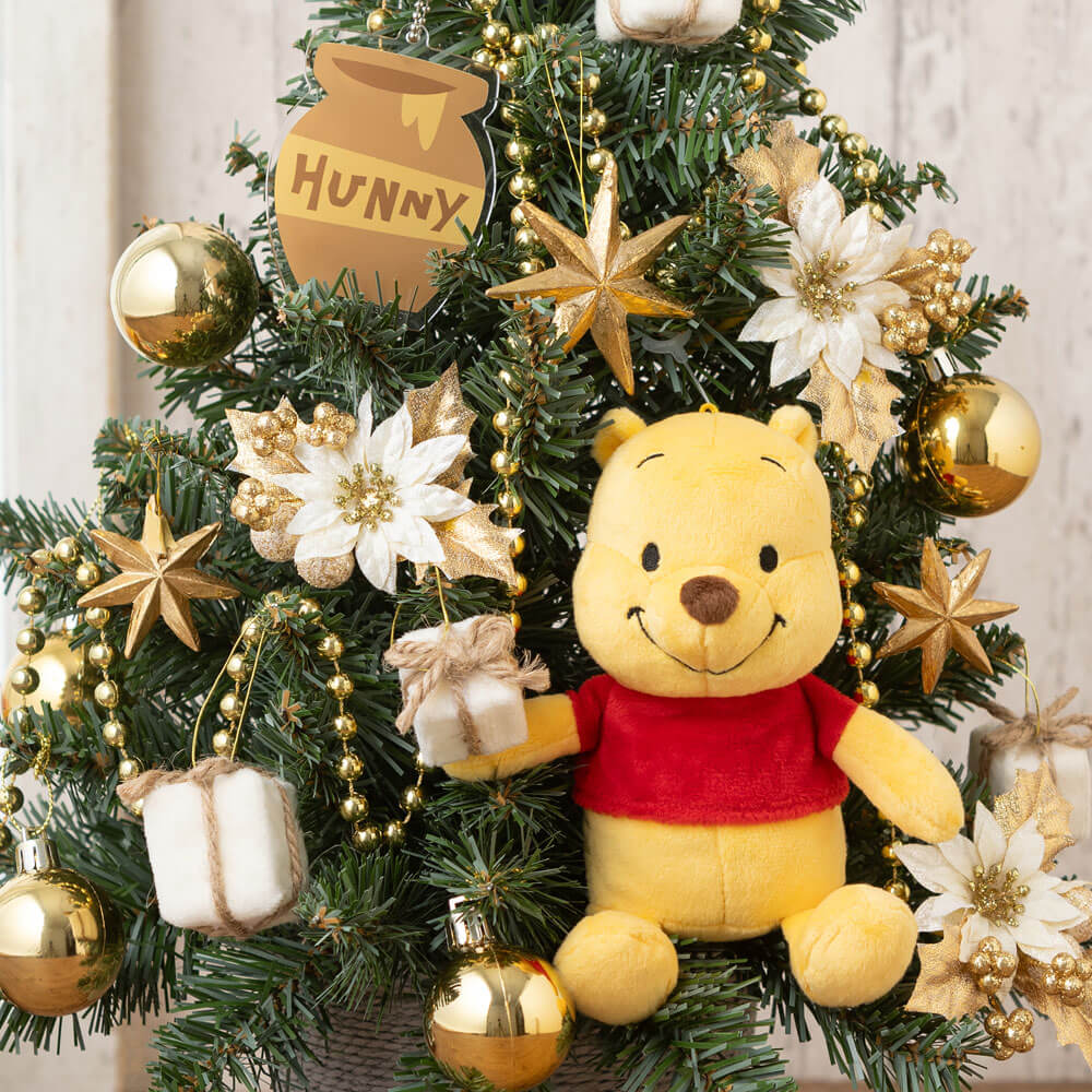 ビーズとスワロフスキーのクリスマスツリー2個&サンタ3個&クマの