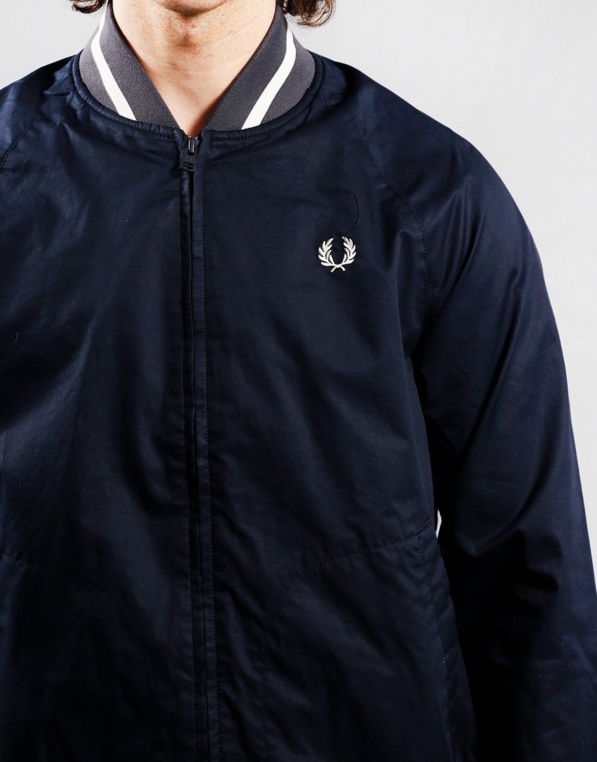 Fred Perry Tennis Bomber Jacket Navy - Terraces Menswear