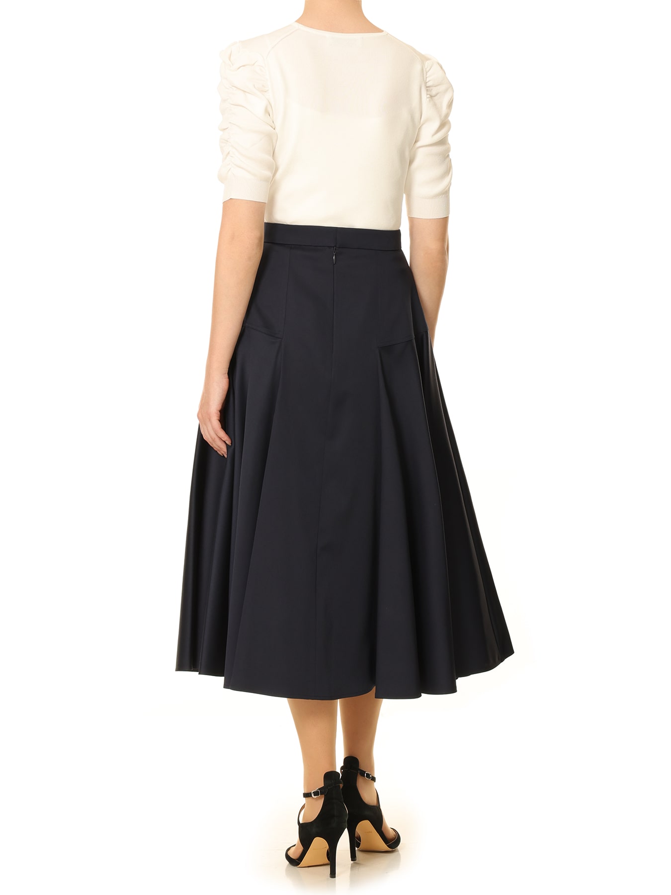 切替デザインフレアスカート: AVENIRETOILE公式通販｜m-i-d e-shopping