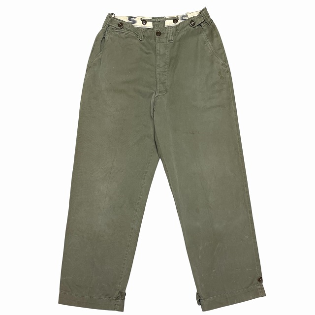 US ARMY M-45 COTTON PANT 40S 「実寸W32 L32」｜SAFARI サファリ