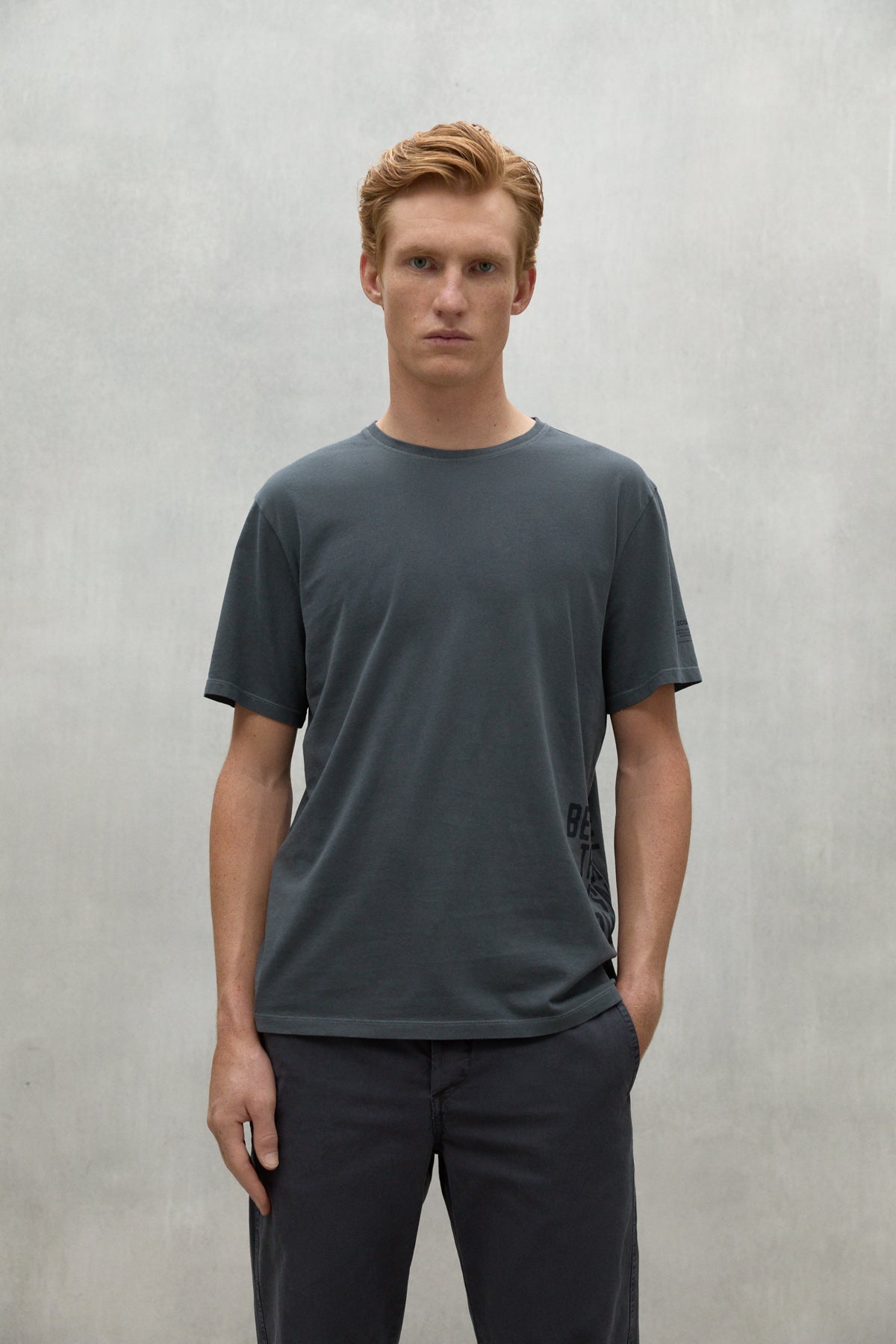 DARK GREY SANTANDER T-SHIRT | ECOALF