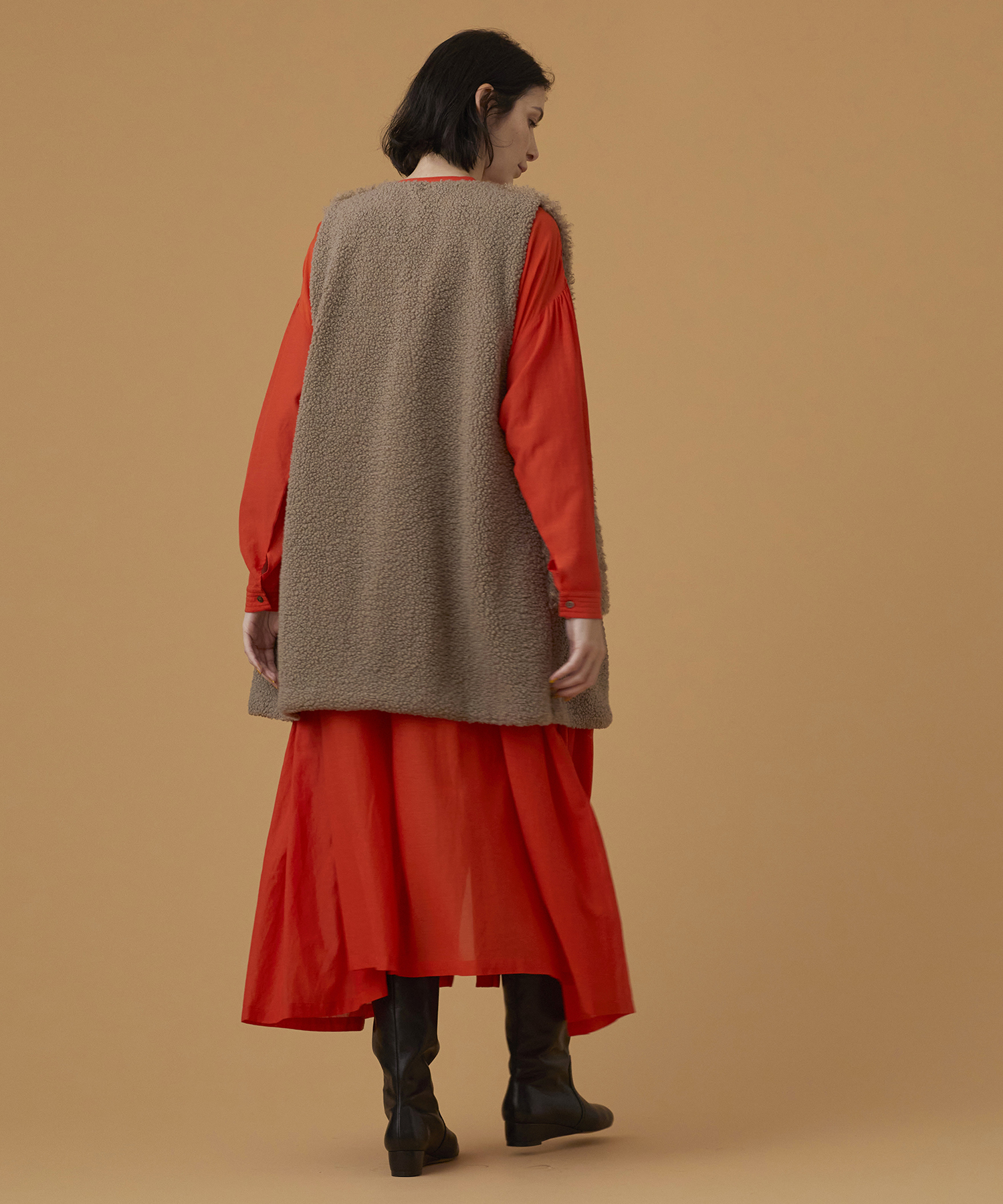 ボアオーバーサイズジレ ｜ハウス オブ ロータス＜HOUSE OF LOTUS