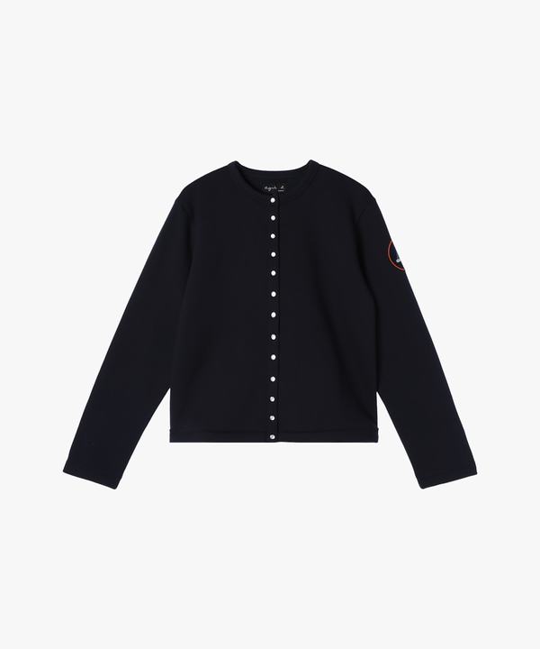 長袖 スナップボタン カーディガン ｜agnès b. FEMME（ファム