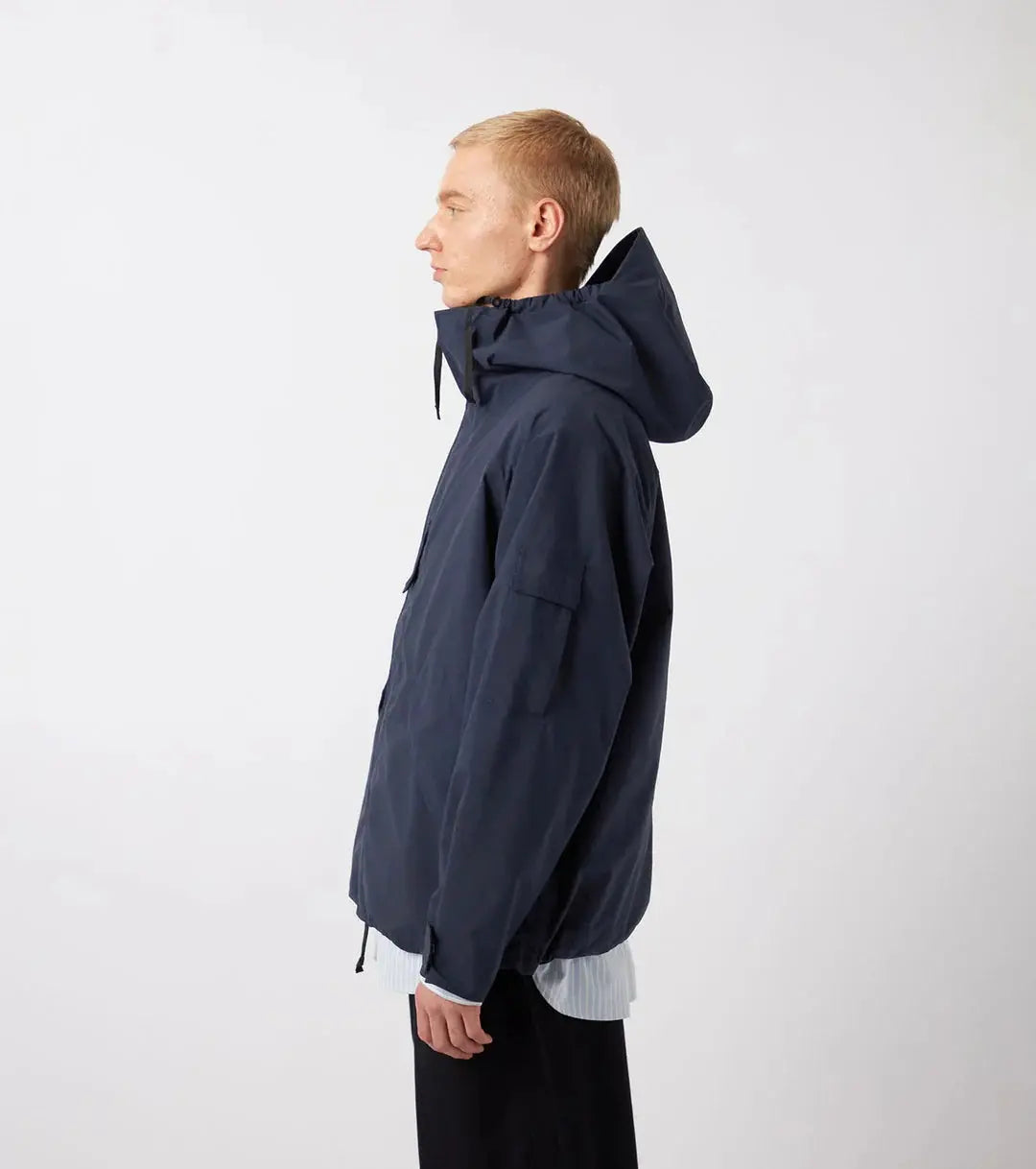 Nanamica | 2L Nylon Gore-Tex Cruiser Jacket- Black – Eames NW