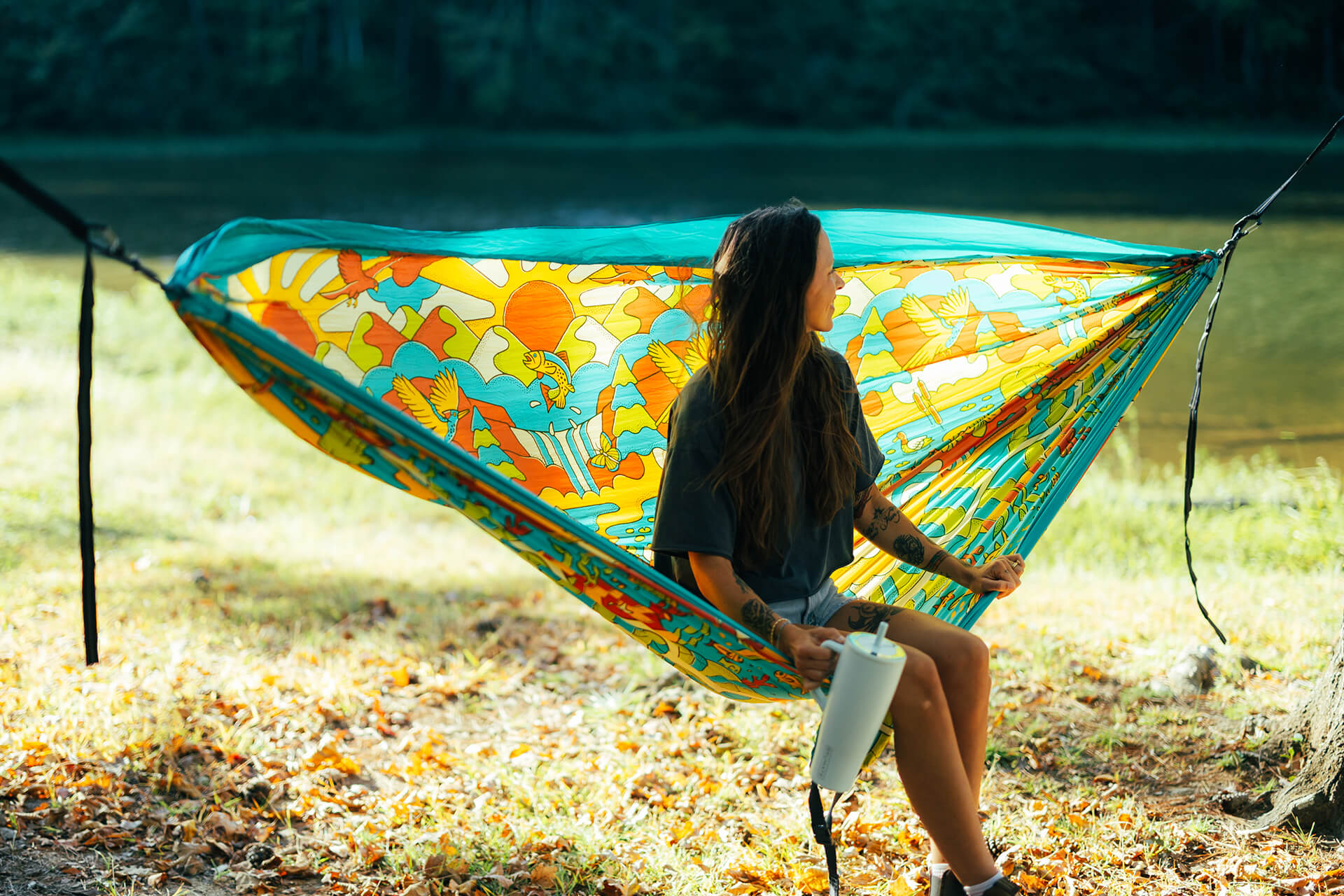 Vibrant Earth Giving Back Hammock | Support Trust for Public Land