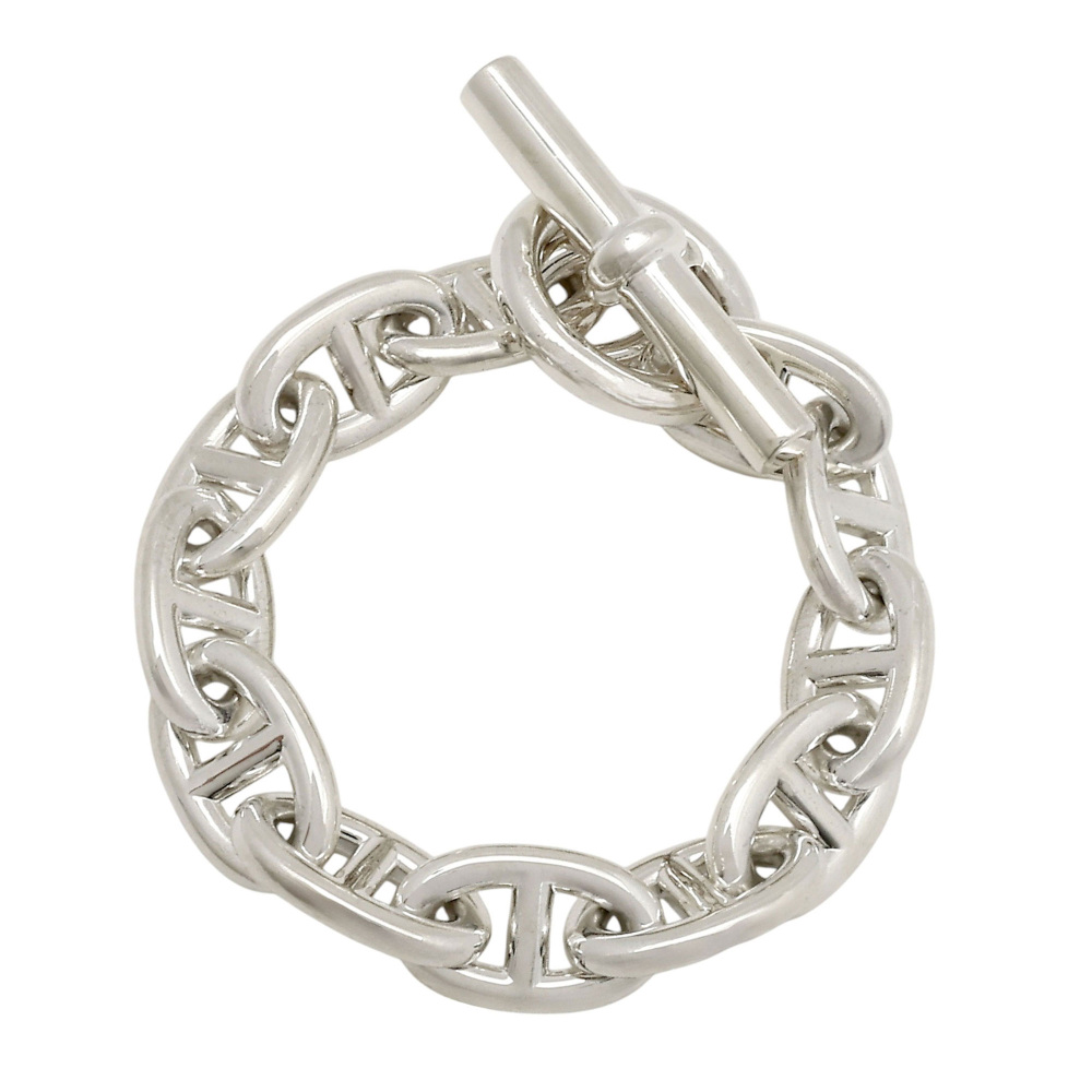 美品] エルメス シェーヌダンクル TGM 12コマ H101995B ブレスレット