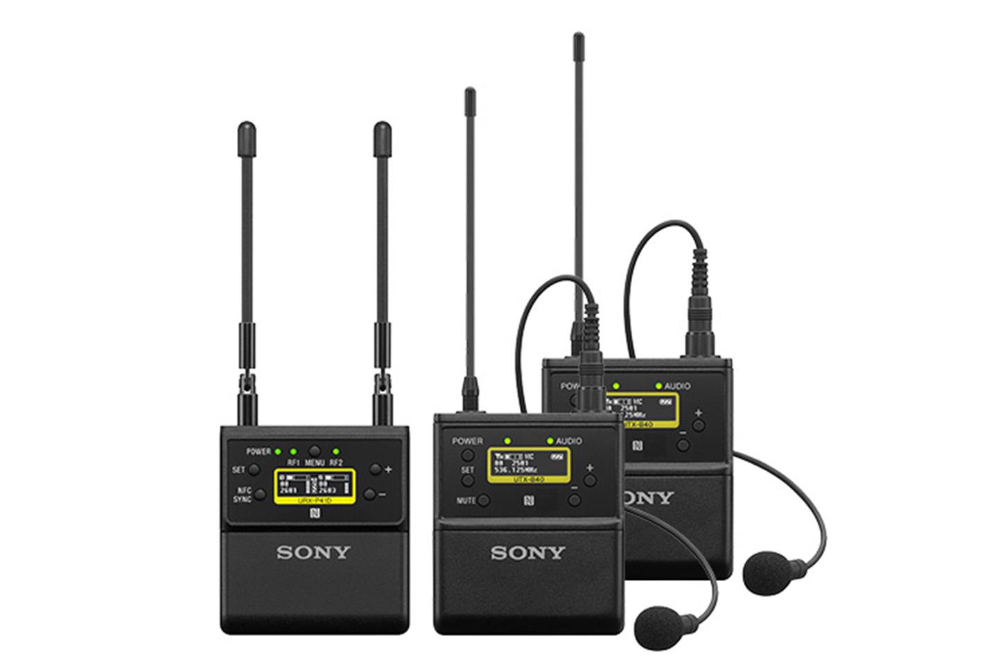 SONY URX-P41D+UTX-B40×2(ワイヤレスピンマイク2波)｜撮影機材レンタル