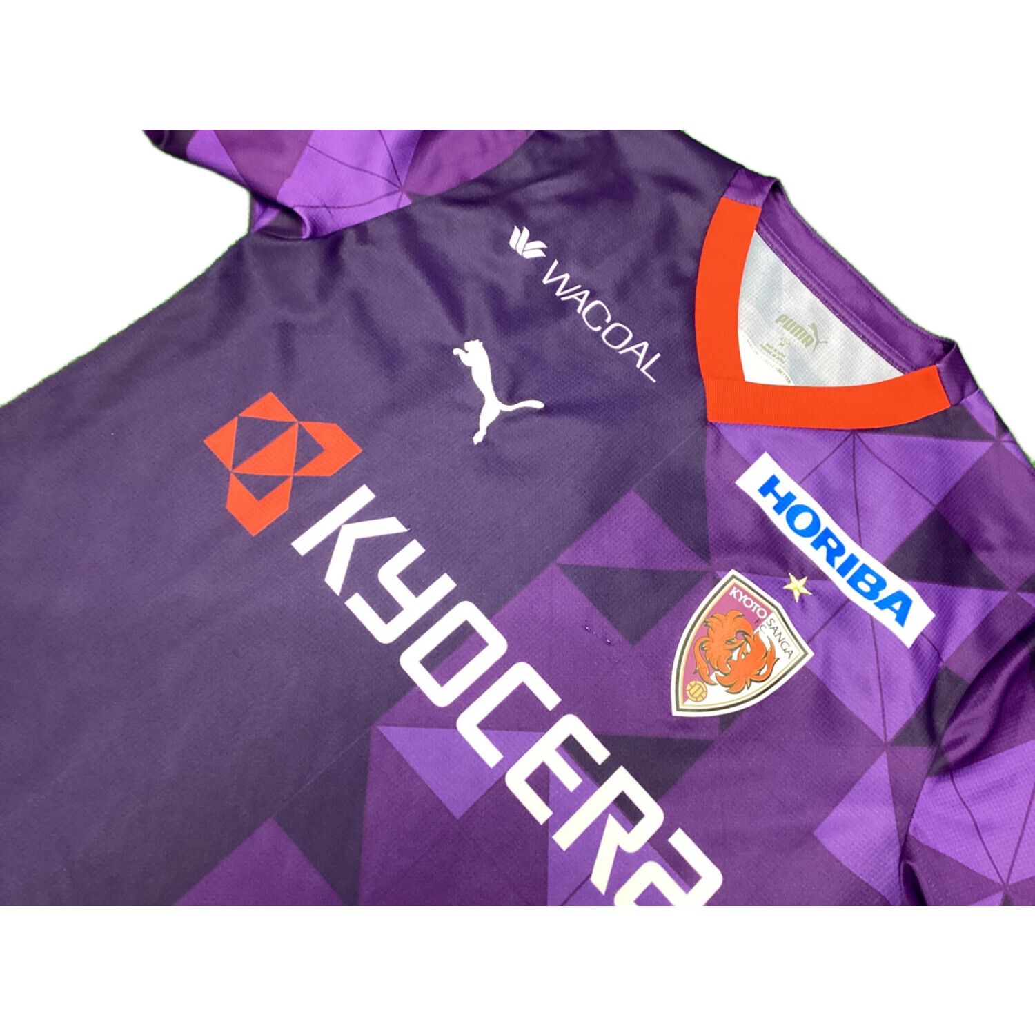 京都サンガF.C. サッカーユニフォーム SIZE M パープル 福田心之助【2