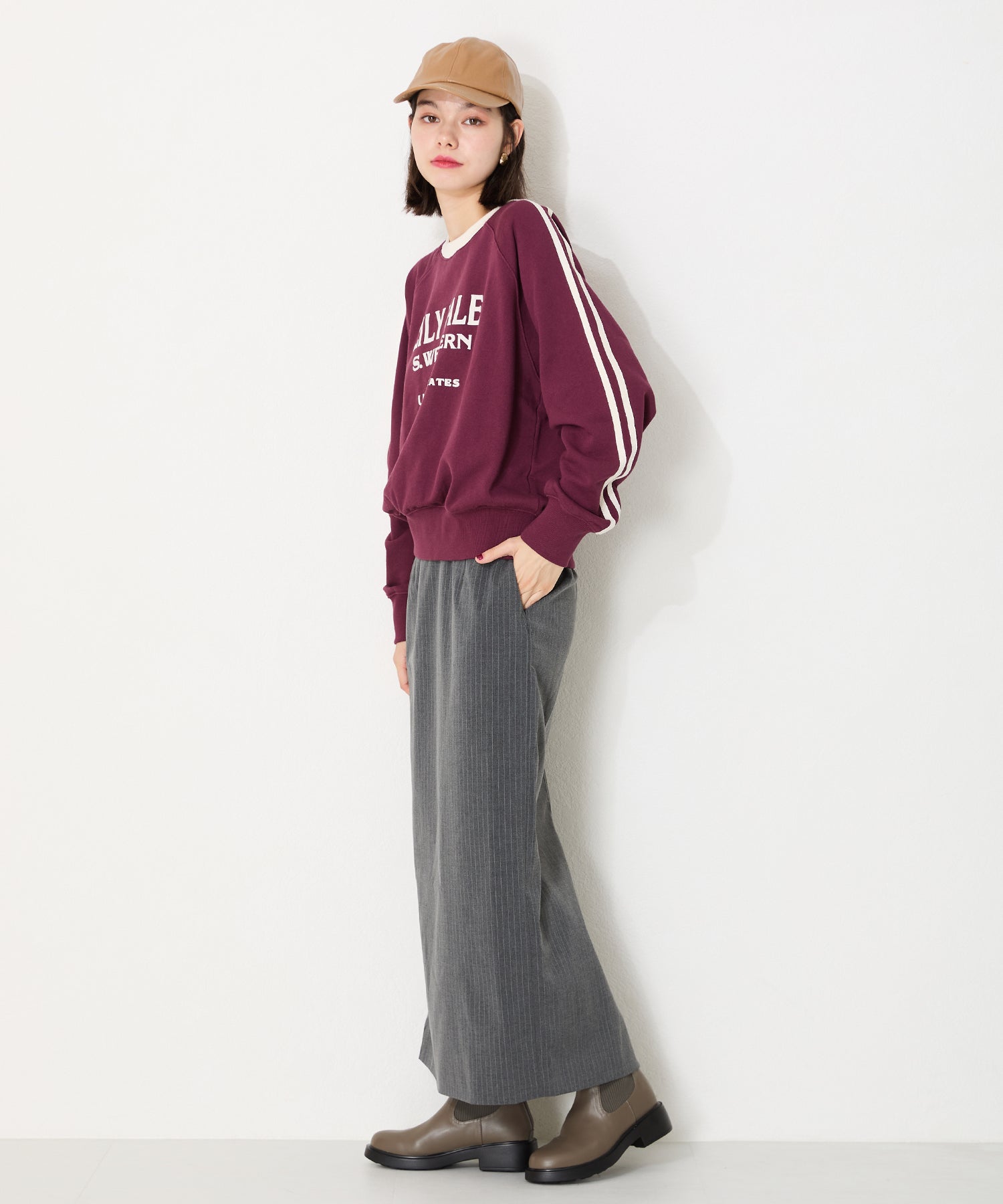 リブニットバックジップブーツ/42407 – ORIENTALTRAFFIC