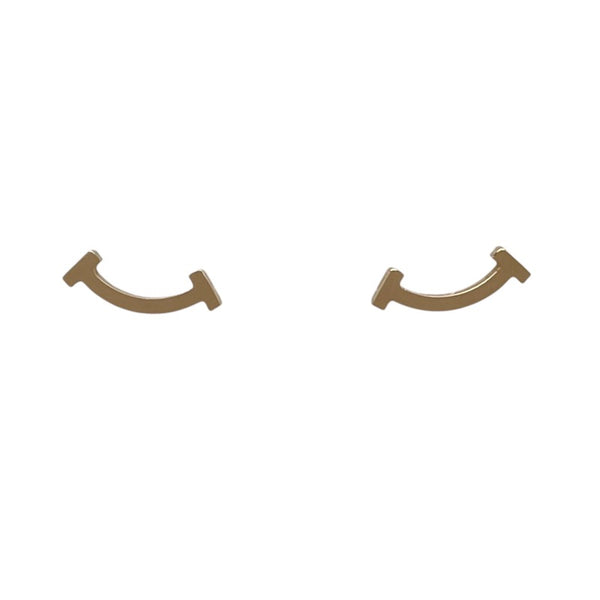 ティファニー TIFFANY＆CO Tスマイルピアス ミニ K18PG ジュエリー