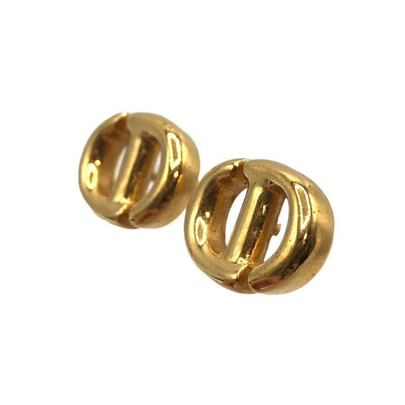 DIORディオール CD NAVY ロゴ スタッズ ゴールド 片耳のみ すぐ届く