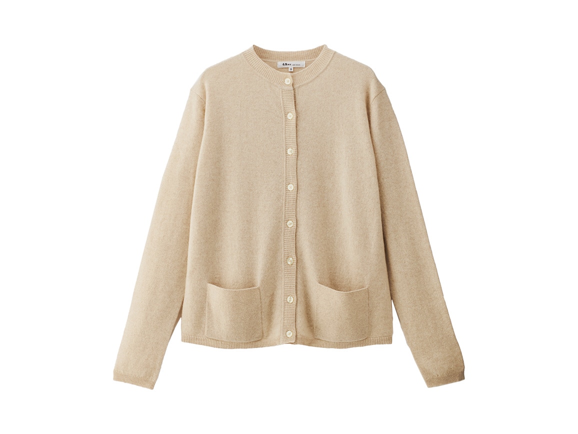 49AV．ジュンコシマダ・カシミヤカーディガン(36_36（7号） 24_