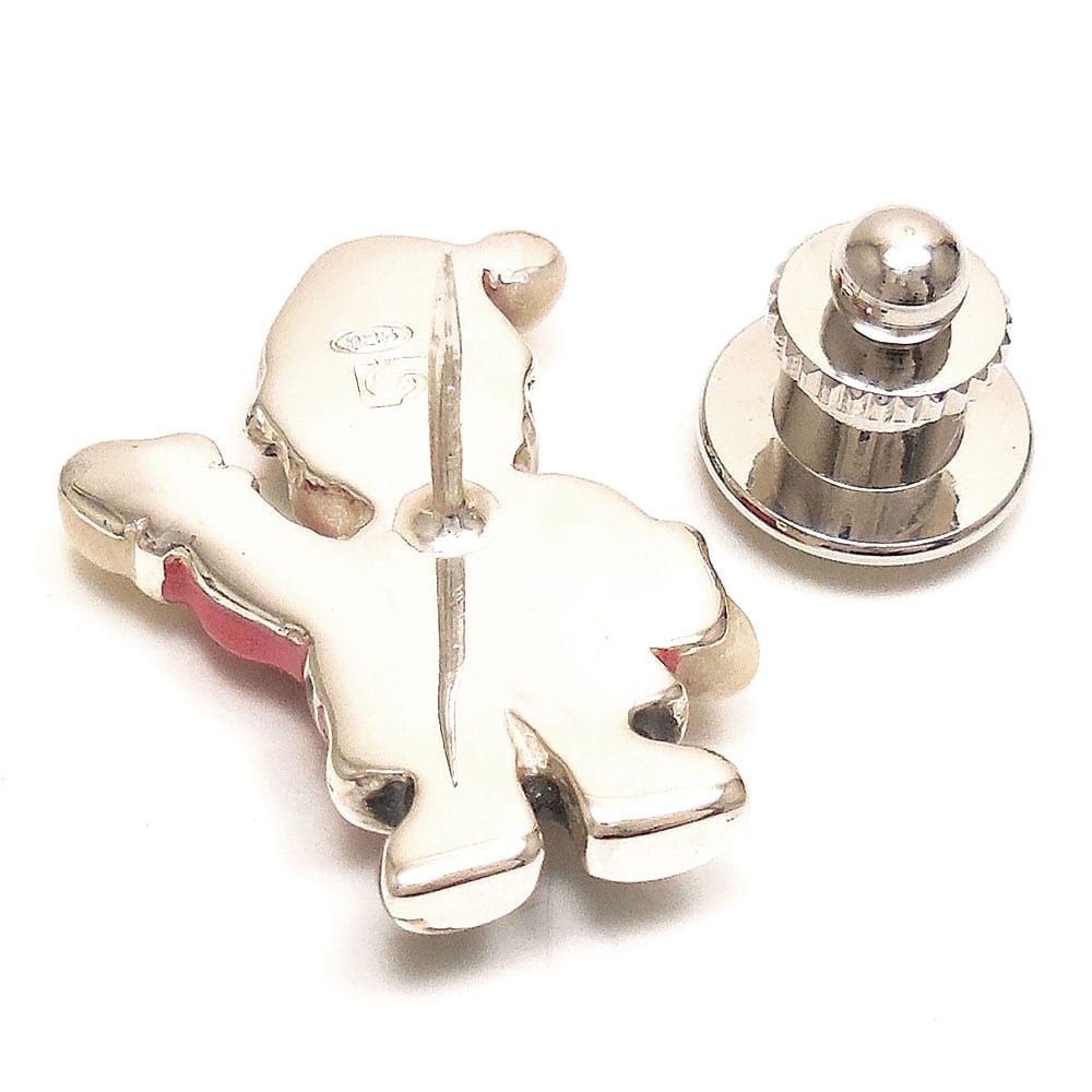 SATURNO サツルノ ピンブローチ ラペルピン サンタクロース シルバー