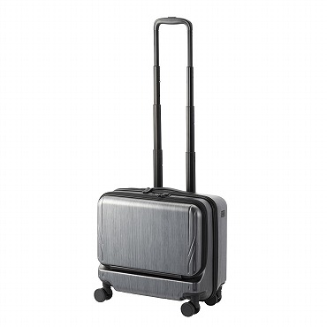 JAL ファミリア メッシュプリントパッキングケース M グレー ポーチ