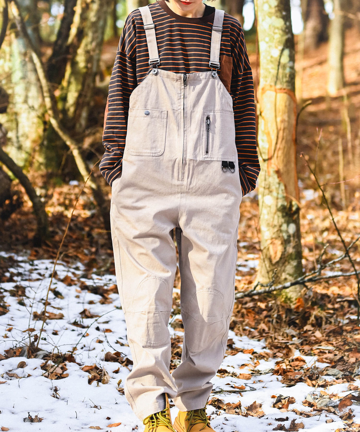 HALF ZIP BIG OVERALL – 【公式】S'more（スモア）