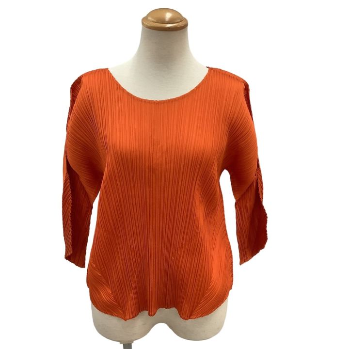 ISSEY MIYAKE イッセイミヤケ PLEATS PLEASE 変形カットソー SIZE 4